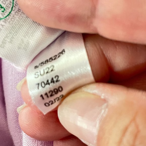 Loft Lavender Linen Drawstring High Rise Shorts - Picture 9 of 9